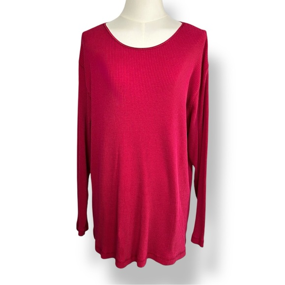 4/$20 Moda International by Forelli Ribbed Knit Top - Picture 1 of 4